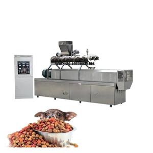 다기능 건식 및 습식 애완동물 사료 가공기 플로팅 피쉬 피드 펠렛 압출기 제조기 PLC 핵심 부품 포함