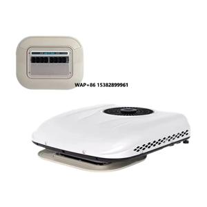 루프 장착형 12볼트 루프탑 에어컨 DC 12v 24v 전기 주차 에어컨 차량용 밴 트럭 버스 카라반용