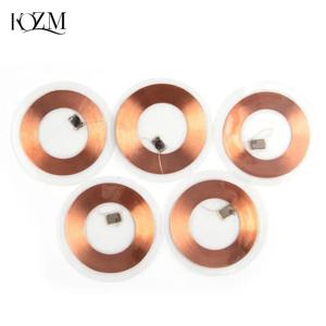 초박형 휴대폰 액세스 카드, 125KHz ID T5577 쓰기 가능, 재기록 가능 구리 코일 코인 카드, 열쇠 고리 RFID, 5 개