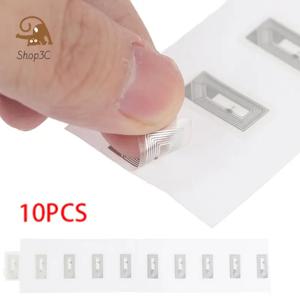 10Pcs NFC 칩 Ntag213 스티커 습식 속지 2*1cm 13.56MHz RFID NTAG213 라벨 태그 Dropshipping