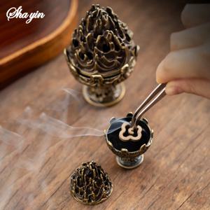 보산 향로, 탁상 장식품, 가정 및 사무실 장식 수집품, 창의적인 휴대용 소형 가정용 향로