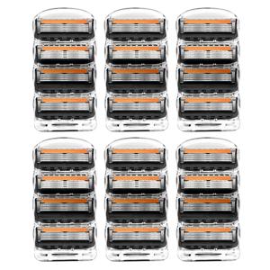 리빙만렙 질레트 호환용 신형 프로글라이드 면도날 4개입 6세트 총24개입