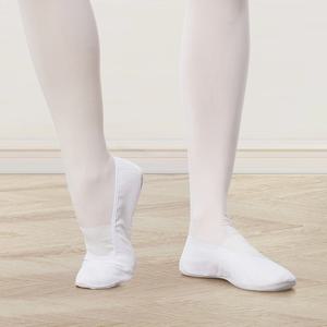 여성 체조 신발 성인 전체 소프트 단독 캔버스 요가 소녀 발레 댄스 신발 남자 체조 신발 훈련을위한 발레 플랫