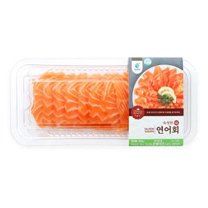 [은하수산] 노르웨이 숙성 연어회 슬라이스 120g