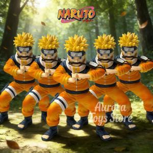 5.9in/15cm 애니메이션 우즈 마키 나루토 피규어 Kage Bunshin no Jutsu PVC PVC 액션 피규어 컬렉션 모델 장난감 선물