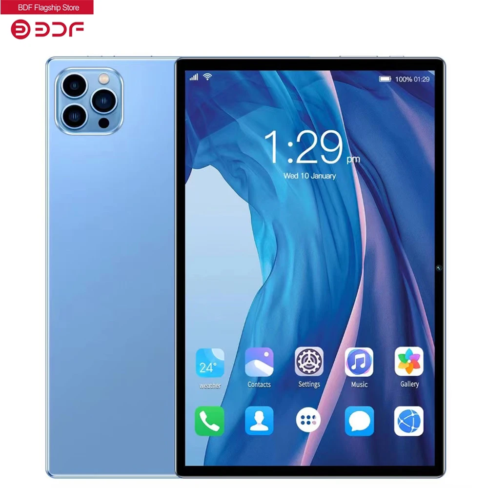 안드로이드 10.1인치 태블릿 PC 구글 플레이 옥타 코어 듀얼 카메라 듀얼 SIM 4G 전화 통화 태블릿 블루투스 와이파이 8GB+64GB ROM