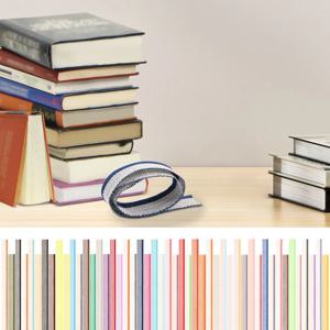 48Pcs 책 바인딩 머리띠 엔드 밴드 책 머리띠 바인딩 키트 다른 책 바인딩을위한 11.8 인치 천 아트 바인딩 용품