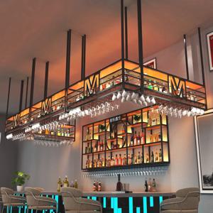 스토리지 디스플레이 와인 랙 벽 바 카운터 주방 조명 주류 선반 액세서리 플래 카드 Ouverts 바 캐비닛 가구