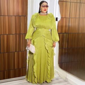 여성을위한 아프리카 드레스 2025 아프리카 의류 웨딩 파티 이브닝 ​​가운 대시 키 앙카라 의상 두바이 터키 Kaftan Abayas