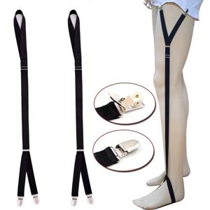 조정 가능한 셔츠는 탄성 셔츠 가터를 유지합니다. 신축성있는 가터 스트랩 미끄럼 방지 셔츠 멜빵 남성용 셔츠 그립 홀더