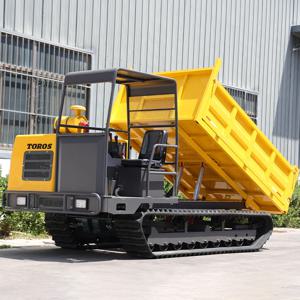 고품질 크롤러 덤퍼 미니 운반차 2톤 유로 5 맞춤형 유압 크롤러 덤프 트럭 농장용 크롤러 덤퍼 미니 트랜스포터