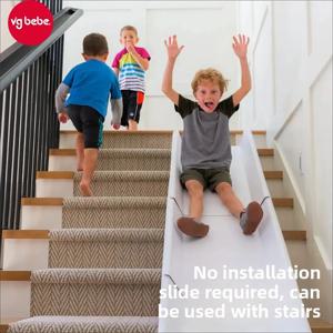 실내 어린이용 가정용 계단 미끄럼틀, 무료 설치 안전 미끄럼틀, 가정용 침대 가장자리 미끄럼틀