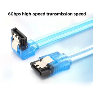 SATA3 고속 하드 드라이브 데이터 케이블 SATA 8P 3.0 III 6GB/S 15/20cm 직선 및 곡선 헤드 양면 철 파편