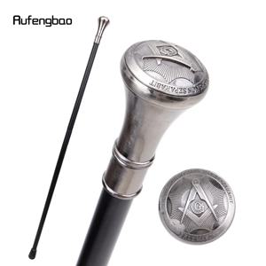 프리메이슨 프리메이슨즈 VG 토템 싱글 조인트 워킹 스틱 장식용 코스프레 파티 패셔너블 케인 할로윈 크로시어 93cm