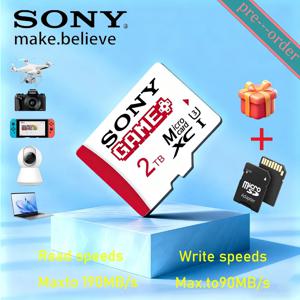 소니 고속 SD 메모리 카드 최대 2TB 마이크로 TF 게임 카드 미지아 카메라 감시 장치용 128GB 256GB 512GB