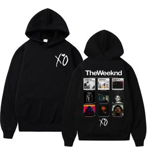 래퍼 The Weeknd 앨범 커버 그래픽 후드티 남성 여성 패션 힙합 팝 음악 스웨트셔츠 바디워머 컴포트 후디 풀오버