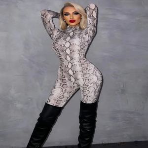 Sisterlinda Peach Buttocks 패치 워크 점프 수트 여성 터틀넥 풀 슬리브 스키니 미드 나잇 클럽 파티 코켓 힙 스터 오버홀