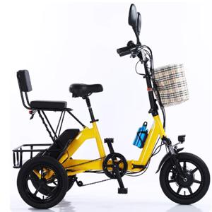 2025 접이식 전기 삼륜 스쿠터 성인용 삼륜차 판매 준비 완료 리튬 배터리 48V 접이식 자전거 삼륜차