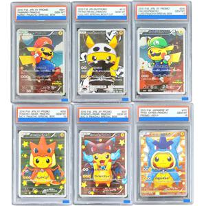 프로시 2016 포켓몬 일본 XY 프로모션 # 294 FA 마리오 프린트 TM 스킬 폰초 웨어 코스프레 스페셜 박스 그레이드 10 컬렉션 카드 장난감