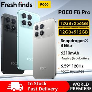 【월드 프리미어】POCO F8 Pro 5G 글로벌 버전 스마트폰 스냅드래곤 ®   8 엘리트 6.59인치 120Hz 하이퍼RGB AMOLED 디스플레이 6210mAh NFC