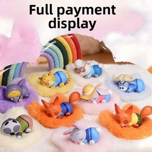 주토피아 2 봉제 인형 블라인드 박스 닉 주디 라이스 그레인 액션 피규어 장난감 모델 수집품 어린이 팬들을 위한 선물