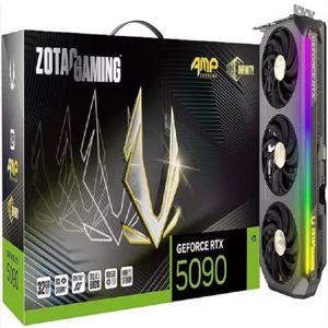 2025년 크리스마스 특가 ZOTAC 지포스 RTX 5090 솔리드 32GB 그래픽 카드 PCI 익스프레스 인터페이스 칩셋 팬 쿨러 데스크탑 블랙