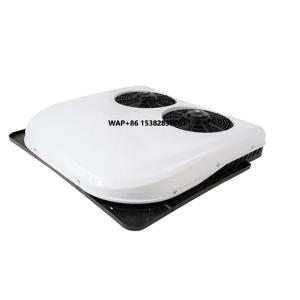 12V/24V 트럭 에어컨 시스템, 대형 트럭 에어컨, RV, 트럭용 듀얼 팬 컴프레서 포함