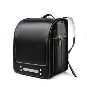 일본 여자 학교 배낭 PU 가죽일본 학교 배낭 소녀 학교 가방 소년을위한 초등학교 가방을위한 기본 Bookbag