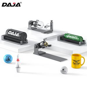 DAJA 회전축 부착 장치(섬유 레이저 조각기용), 360도 회전 금속 에칭용 마킹 머신 회전 공구