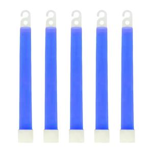 후크 형광등이있는 6 인치 글로우 스틱 하이킹 캠핑 야외 비상 콘서트 파티 라이트 스틱 축제 용품