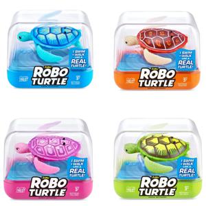 Robo Alive Robo 거북이 로봇 수영 거북이, 물 활성화, 배터리 포함, 어린이 장난감, 전자 애완 동물