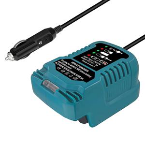 DC 12V/24V 리튬 이온 배터리 Makita 18V LXT 배터리 BL1860 BL1830 용 LED가있는 미니 소형 차량용 충전기 담배 라이터 플러그