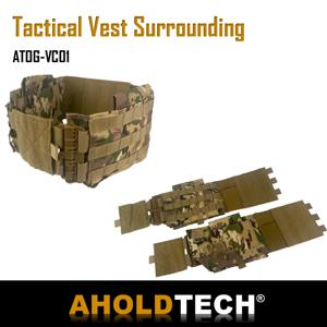 Aholdtech 전술 퀵 릴리스 플레이트 캐리어 조끼 캐리어 탄성 Cummerbund 조끼 액세서리 용 복부 벨트 주변