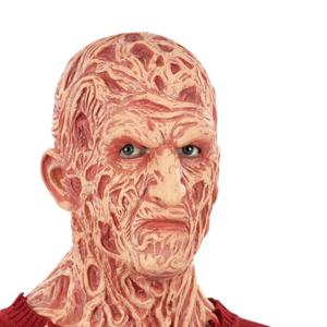 프레디 라텍스 마스크 할로윈 카니발 코스프레 코스튬 공포 풀 페이스 마스카라, 악마 레이브 고스트페이스 소품 변장 남자 액세서리