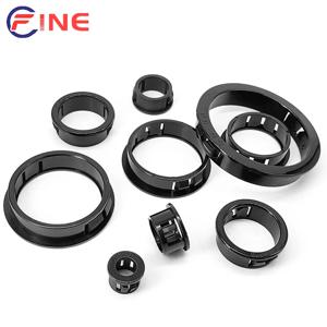 버클 타입 와이어 가드 링 나일론 라운드 커버, 스냅 온 루프 시스 스레딩 슬리브 케이블 코일, 플라스틱 구멍 플러그 커버, 8mm-60mm