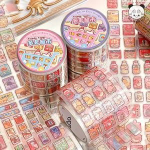 MINKYS 3M 낙서 슈퍼마켓 식품 음료 야채 테이프 귀여운 만화 크리 에이 티브 장식 스티커 학교로 돌아 가기