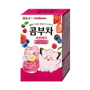 담터 콤부차 세븐베리 10T 포켓몬 당류 제로
