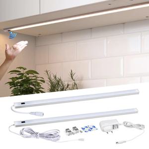 부엌 손 스윕 스위치에 대 한 캐비닛 조명 아래 LED 빛 PIR 모션 센서 옷장 옷장 램프 30/40/50cm Led 밤 빛