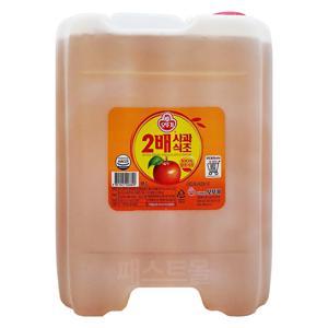오뚜기 2배 사과식초 18L