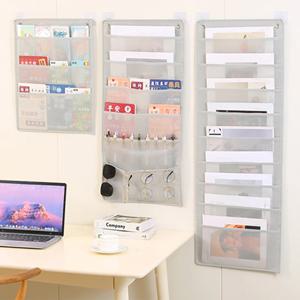 문서 교수형 보관 가방 옥스포드 헝겊 보관 포켓 차트 교수형 파일 접이식 홀더 사무실 용 계단식 패브릭 주최자