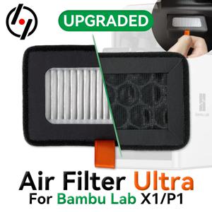 Bambu Lab HEPA 13 + X1/P1 시리즈 3D 프린터 OEM 교체용 활성탄 콤보 에어 필터 Ultra