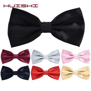 남자 Bowtie 솔리드 컬러 나비 넥타이 남자 클래식 블랙 화이트 그린 와인 목 나비 조정 가능한 맞는 웨딩 넥타이 액세서리 선물