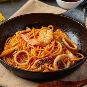 하남 맛집 캠핑 집들이 5분 원팩 매콤 달콤 밥도둑 오징어 볶음 비빔면 580g 1-2 인분 X 3팩 외 오징어탕 오징어 볶음 칼국수 등 택 1