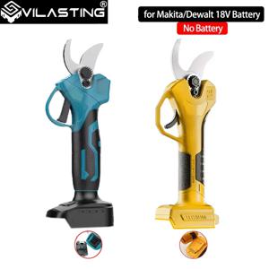 VILASTING 무선 전동 전지가위 정원용 파워툴 프루너 무선 가위 과일나무용 마키타/디월트 18V 배터리 핀