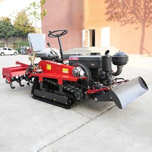 25마력 650kg 신형 미니 4륜구동 캐터필러 농업용 건조지대 경운기/습식 경운기