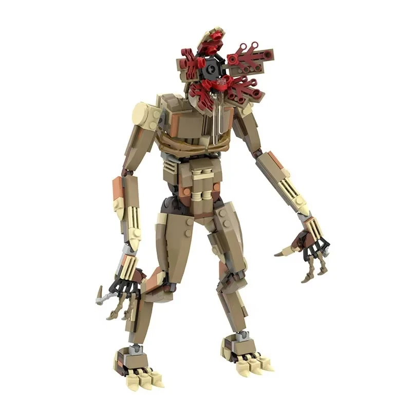 MOC Demogorgon 몬스터 빌딩 블록 Strangered Things Vecna ​​시계 일레븐 밴 벽돌 모델 데스크탑 장식 장난감 아이 선물