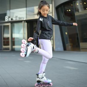 전문가용 A라인 롤러 스케이트 드라이 패스트 셔츠 긴팔 피겨 스케이팅 의류 남성 여성 어린이 및 청소년용