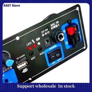 A98T 20W 전력 증폭기 보드 7.4V 오디오 마더 보드 스피커 용 블루투스 녹음 라디오 디코더