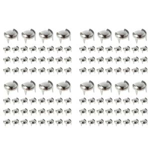 A02F-800X 구리 8mm 실버 라운드 콘 리벳 리벳 펑크 장식 리벳 리벳 실버