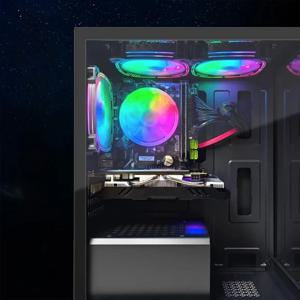 게이밍 PC 데스크탑, 라데온 RX 580 16G GDDR5, 코어 i7 최대 3.9G, 16G 램, 512G SSD, 600M 와이파이